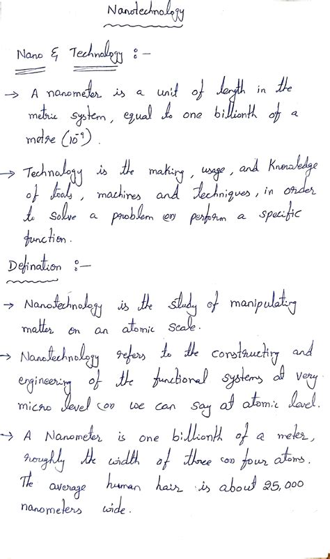 Nano Technology unit 1 full - Nandecnoly Nans& 1echnay A nanomeJorn ia ...