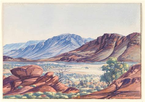 Albert Namatjira: vivid watercolours of the Australian outback – in ...