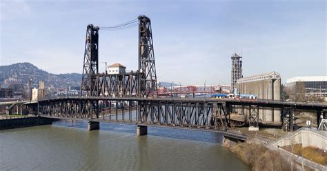 The Steel Bridge in Portland, Oregon [4442 × 1500] : ImagesOfOregon
