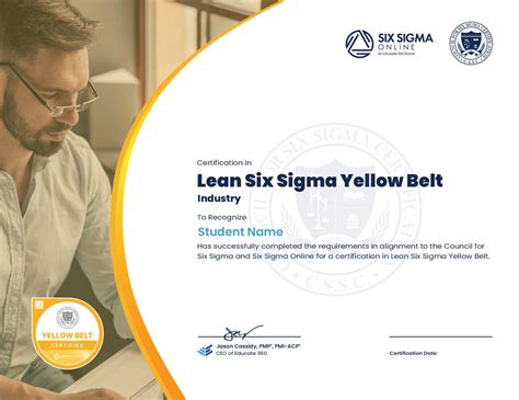 Lean Six Sigma Yellow Belt Certification in Government - Six Sigma Online