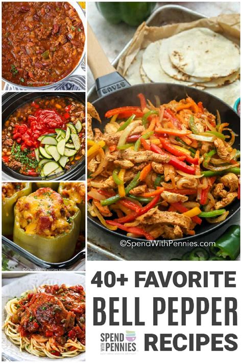 40+ Bell Pepper Recipes - Spend With Pennies