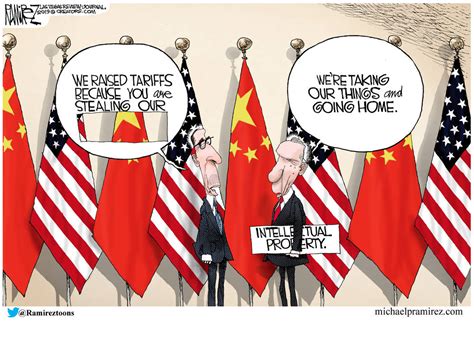 MICHAEL RAMIREZ CARTOON: US-China trade war escalates | Michael Ramirez ...