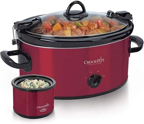 Amazon.com: Crock-Pot 6-Quart Cook and Carry Slow Cooker with Little ...