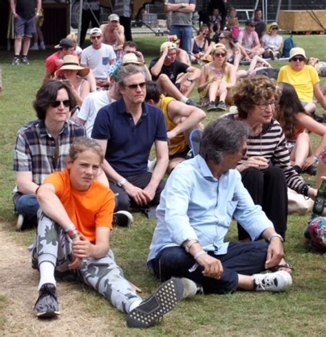 Proud Colin Firth watches son Luca rock out at Isle Of Wight festival | Metro News