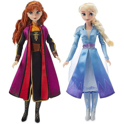 FrozenDisney Anna & Elsa Singing Doll Set Frozen 2 11" Each : Amazon.in ...