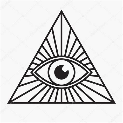 All seeing eye symbol, vector illustration — Stock Vector © kovalto1 ...