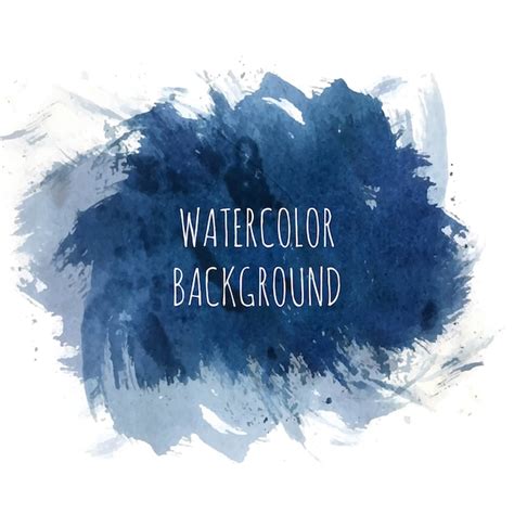 Premium Vector | Dark blue watercolor background texture