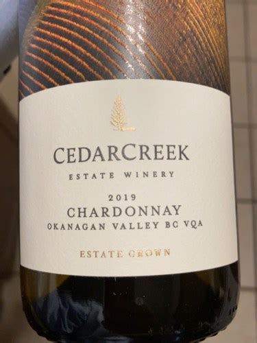 Cedar Creek Estate Winery Chardonnay | Vivino