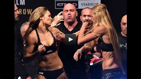 Ronda Rousey vs Holly Holm Full Fight Video - MMANUTS