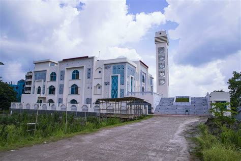 Most Beautiful architecture Model Mosque in Bangladesh with a White ...