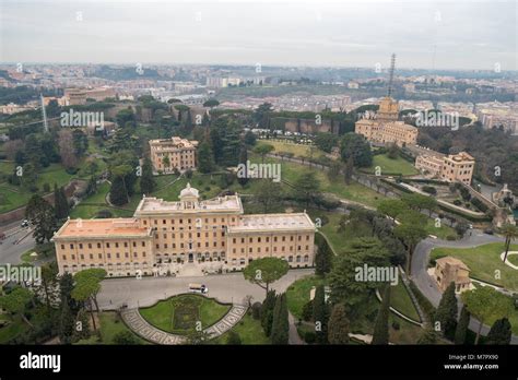 Vatican city aerial view Stock Photo - Alamy