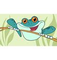 Cartoon frog Royalty Free Vector Image - VectorStock