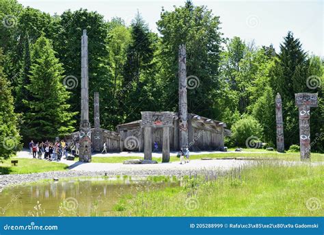 Museum of Anthropology at the University of British Columbia UBC Campus in Vancouver Editorial ...