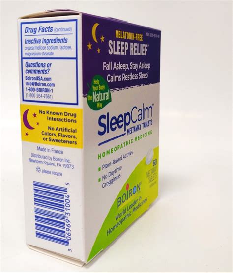 Boiron SleepCalm Meltaway Tablets - Homeopathic Plant Based Sleep Aid | Silver Rod Pharmacy