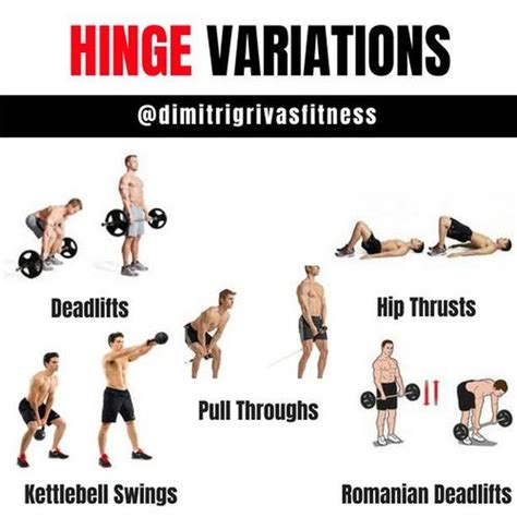 Hip Hinge Variations The hip-hinge is a forward bend at the waist during which the hips move ...