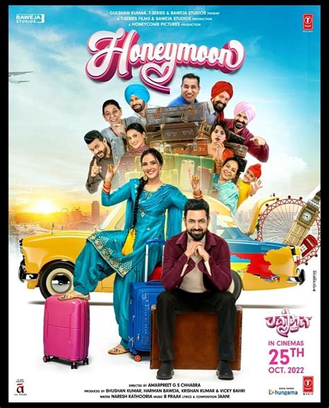 Download Honeymoon (2022) Punjabi Movie 480p | 720p | 1080p WEB-DL ESub