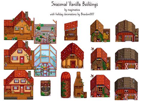 Seasonal Vanilla Buildings | Stardew valley, Stardew valley fanart ...