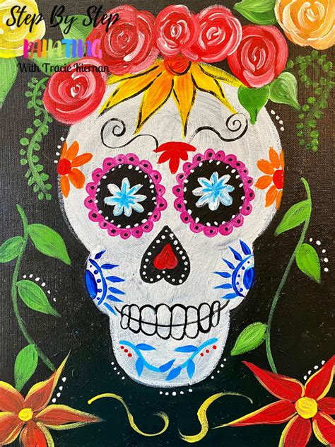 Day of the Dead Original Painting; Wall decor; Dia de los Muertos - www ...