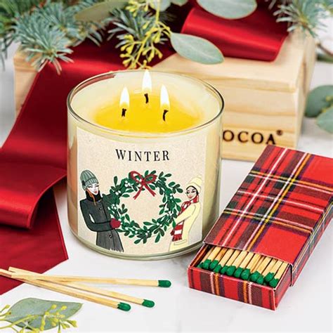 Winter Candle Set: Olive & Cocoa