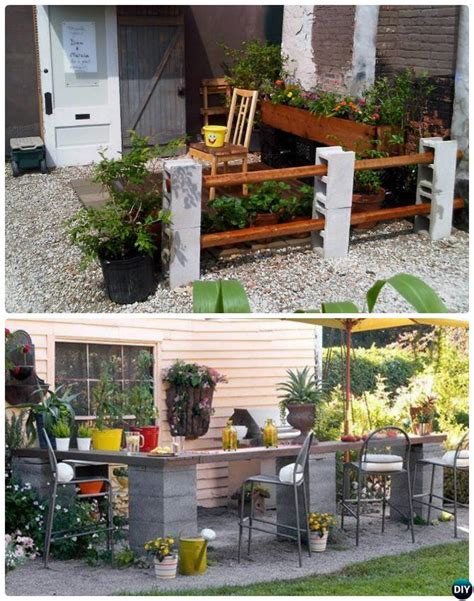 DIY Cinder Block Garden Projects Instructions