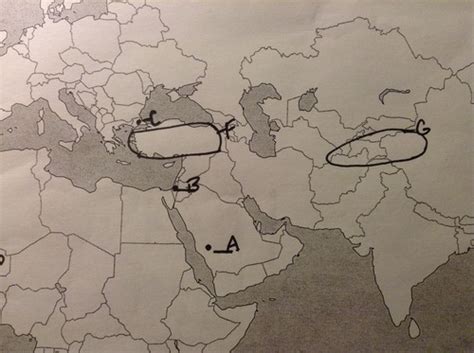 AP World History Map Quiz Flashcards | Quizlet