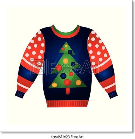 Christmas Sweater Vector at Vectorified.com | Collection of Christmas ...