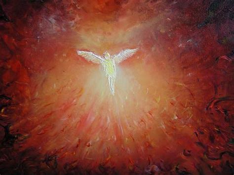 Angel Ascending Painting by Eileen Anderson | Fine Art America