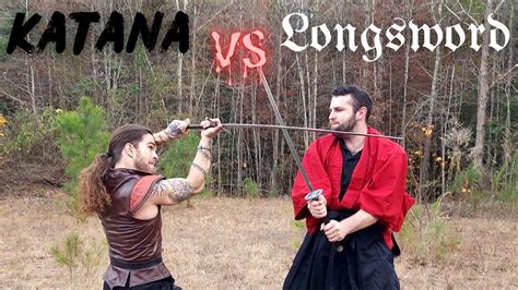 Katana vs Longsword: Battle of the Edge Lords! #sword - YouTube