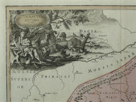 Europe, Map - Greece / Thracia / Istanbul; C. Weigel - Thracia Antiqua ...