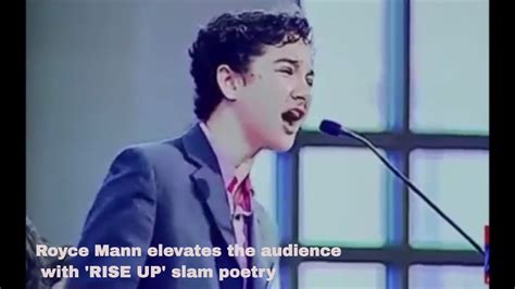 Royce Mann - RISE UP Slam poetry - dedication to Dr. Martin Luther King ...