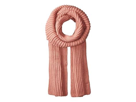 Michael Stars Cable Knit Mock Neck Scarf (Rose Hips) Scarves. Ready your look with the versatile ...