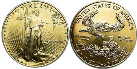 $50 American Gold Eagle Value 1 Ounce - Coin HELP