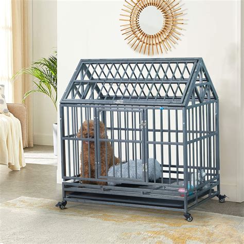 Tucker Murphy Pet™ 41”h Heavy-duty Metal Dog Kennel Cage & Reviews ...