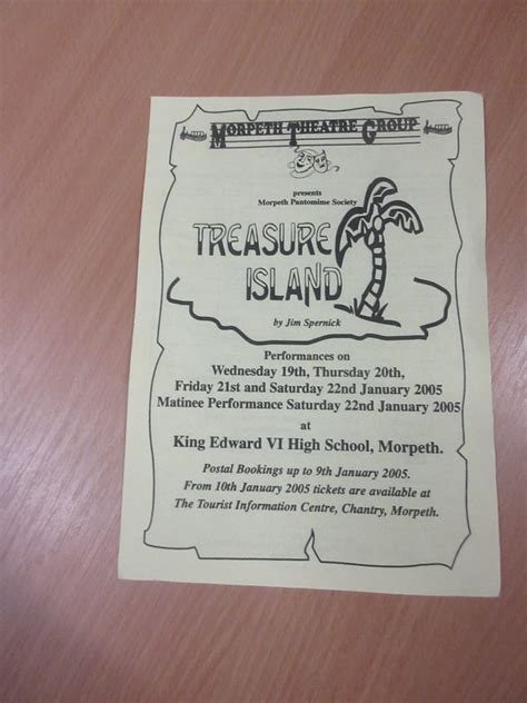 Treasure Island 2005 - MORPETH PANTOMIME SOCIETY