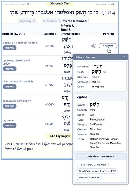 Hebrew Verb Tenses Help Tutorial