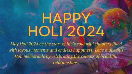 Happy Holi 2024: Share the joy with quotes, wishes, images, greetings ...