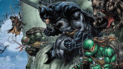 Batman vs Teenage Mutant Ninja Turtles announced, Batman TMNT HD wallpaper | Pxfuel