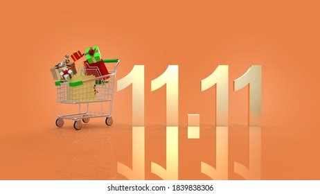 Shopping Cart Gold Text 1111 Shopping Stock Illustration 1839838306 | Shutterstock
