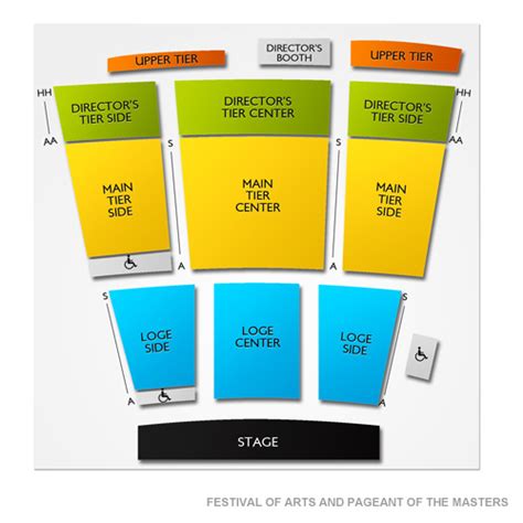 Festival of Arts and Pageant of the Masters Seating Chart | Vivid Seats