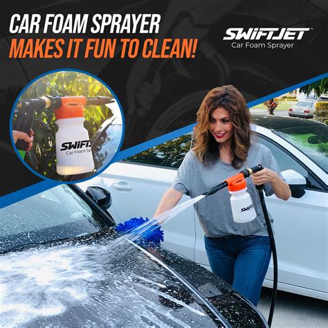 Buy SwiftJet Car Wash Foam Gun Sprayer + Microfiber Wash Mitt - Car ...