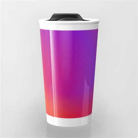 a purple cup with black lid on a white background