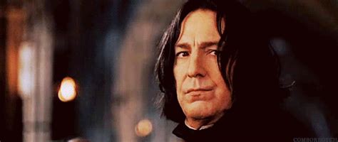 When He Gives Some Champion-Level Side-Eye | Severus Snape GIFs | POPSUGAR Entertainment Photo 3