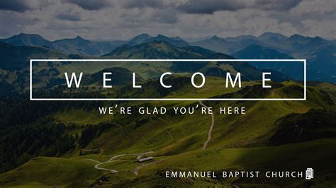 Welcome Slide template for worship service | Worship service, Worship ...