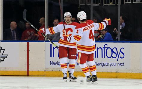 How far are the Calgary Flames out of a playoff spot?