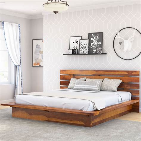 Flagstaff Solid Wood Full Size Platform Bed Frame