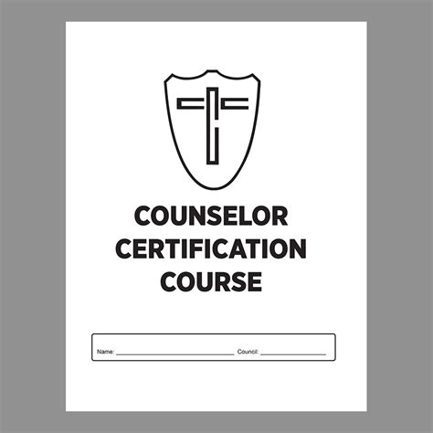 Counselor Certification Course – Shop Cadets