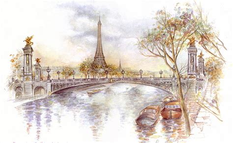 HD wallpaper: Paris Drawing, Eiffel Tower, Paris sketch, Artistic, Drawings | Wallpaper Flare