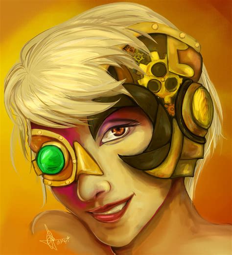 Cyborg-Steampunk Girl by aMci12 on DeviantArt