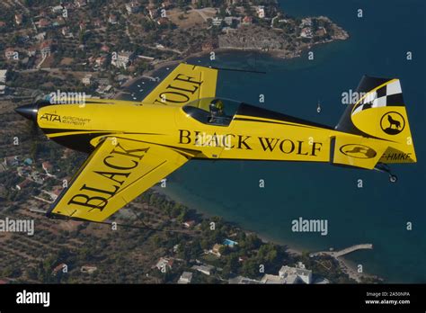 AEROBATIC DISPLAY - EXTRA 330SC OF BLACK WOLF Stock Photo - Alamy