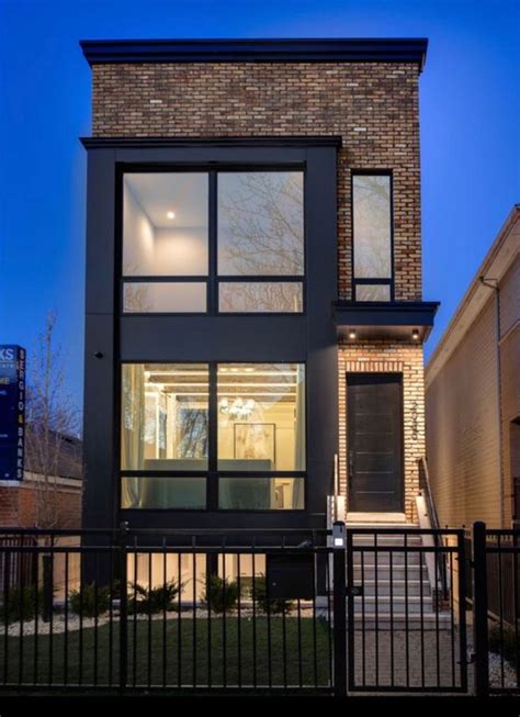 Pin On House Design Vdo | Townhouse exterior, Facade house, Modern townhouse